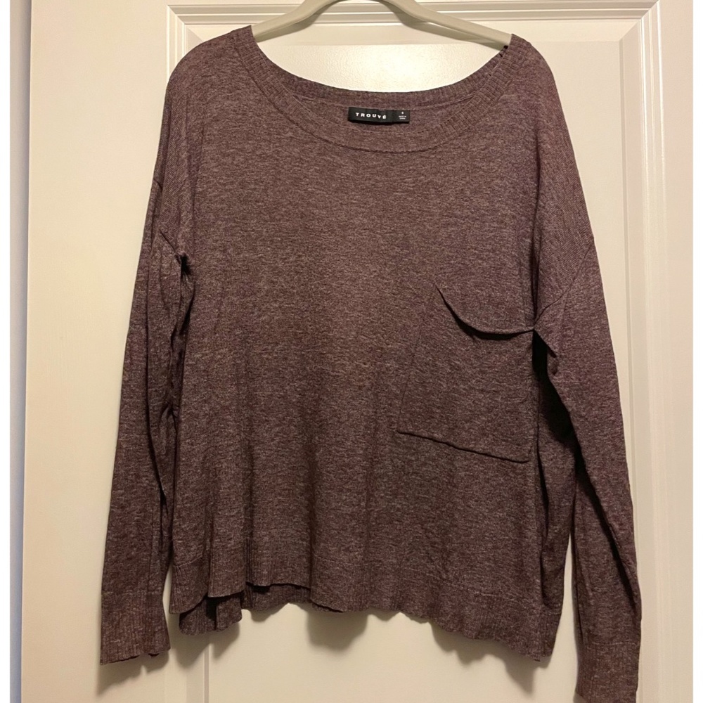 Cozy purple sweater